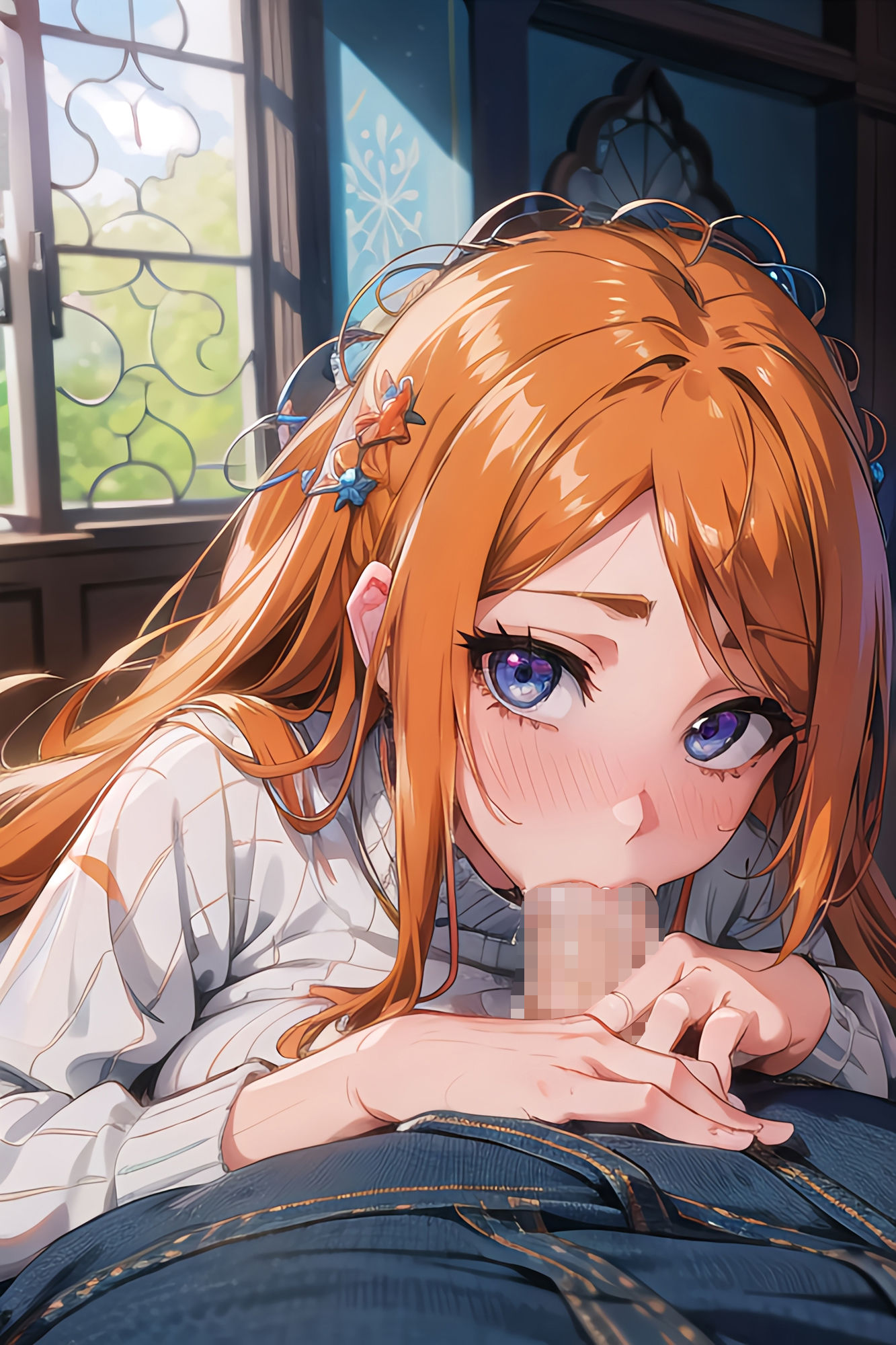 サンプル画像2:お隣のお姉さんはデートに誘うと自宅に連れていく(NAI本舗) [d_271978]