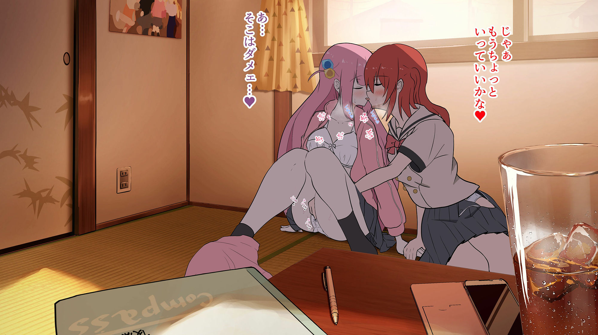 サンプル画像6:ぼっちちゃんと喜多ちゃんがイチャラブするだけ(jody-sub郎) [d_272027]