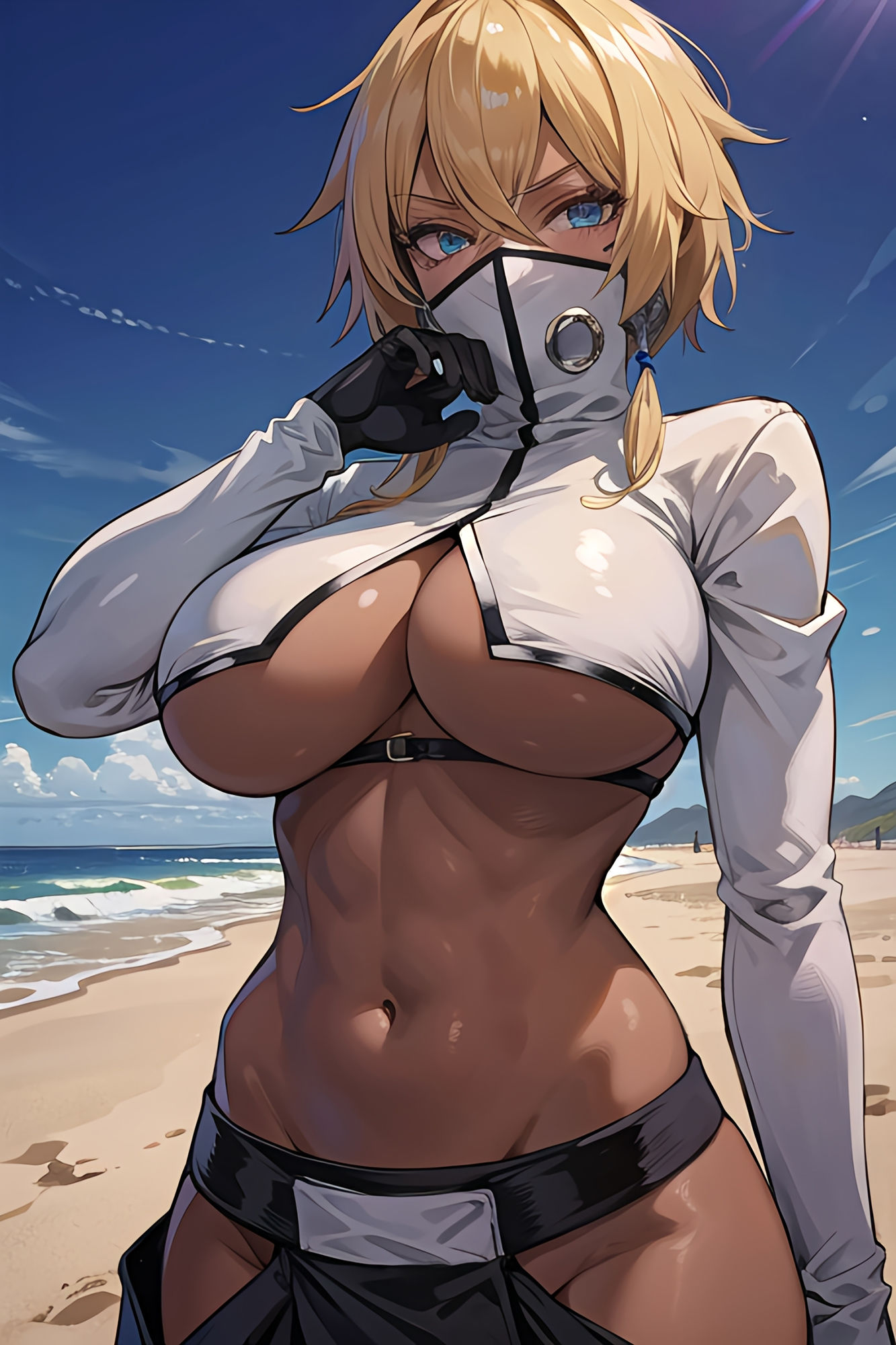 サンプル画像1:褐色金髪お姉さんの異世界性処理活動(NAI本舗) [d_272114]