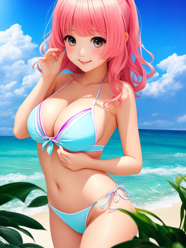 サンプル画像1:AI水着イラスト集(ロートカイザー) [d_272179]