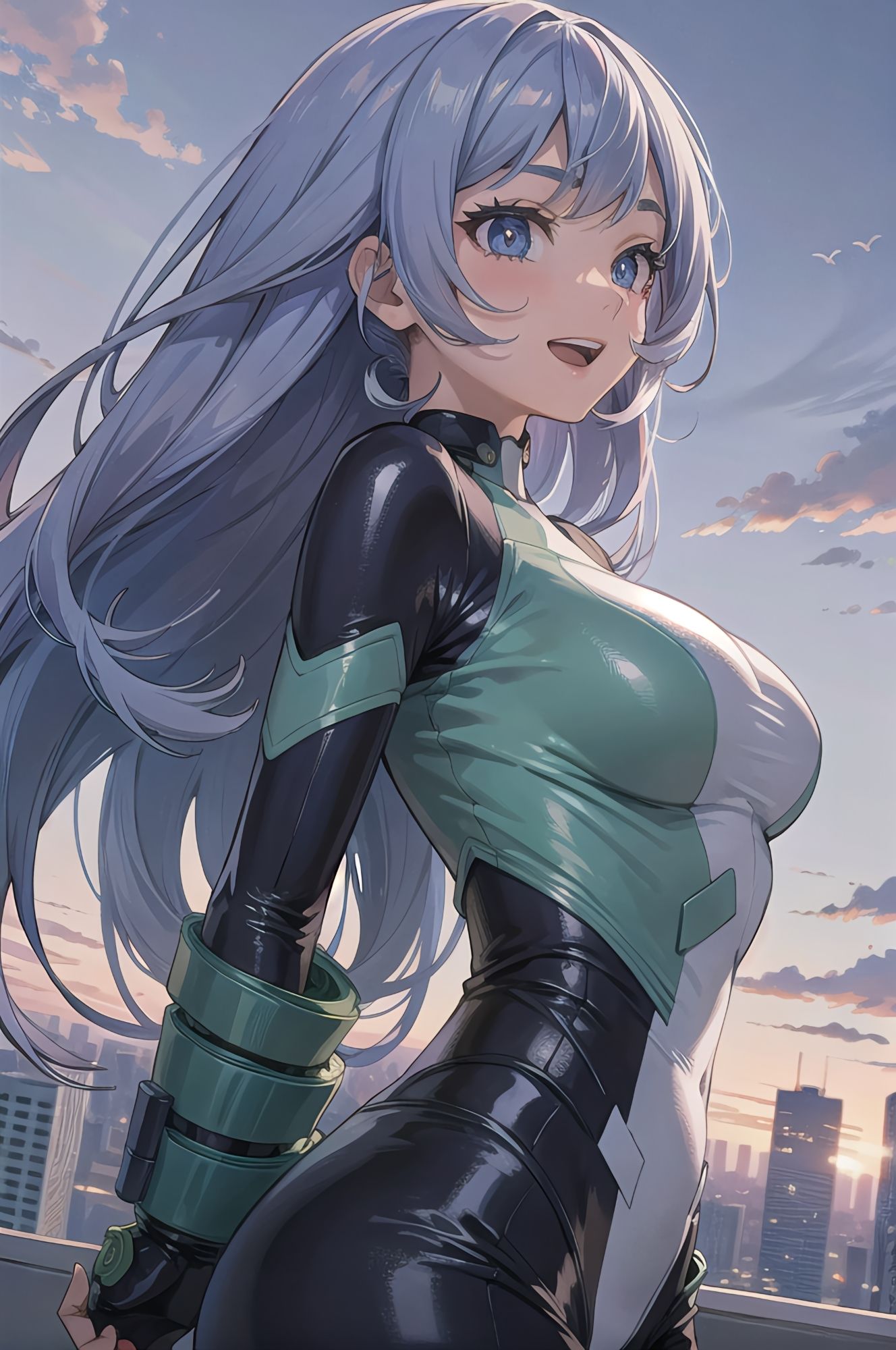 サンプル画像1:おっとりゆるふわ系の不思議ちゃんはちょろい(NAI本舗) [d_272363]