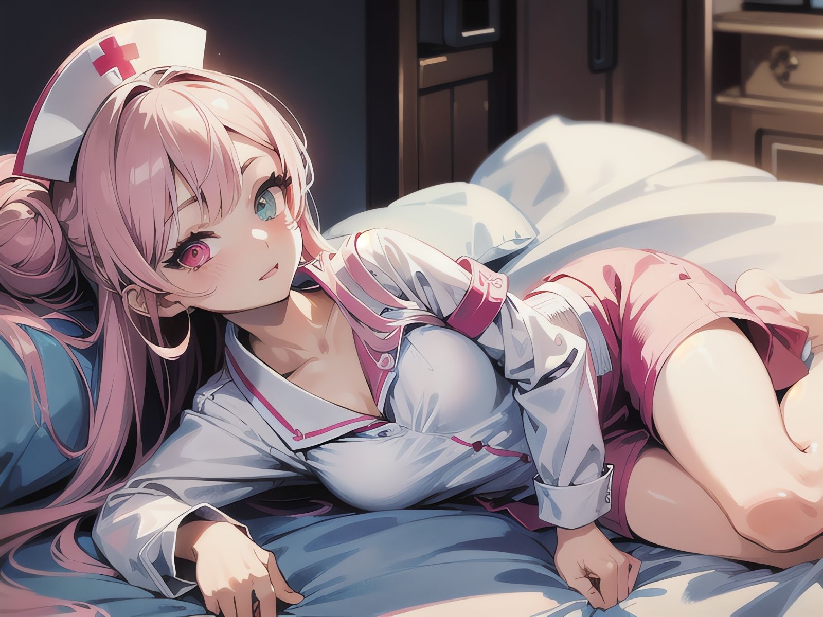 【AI生成】ピンクなナースCG集vol.1