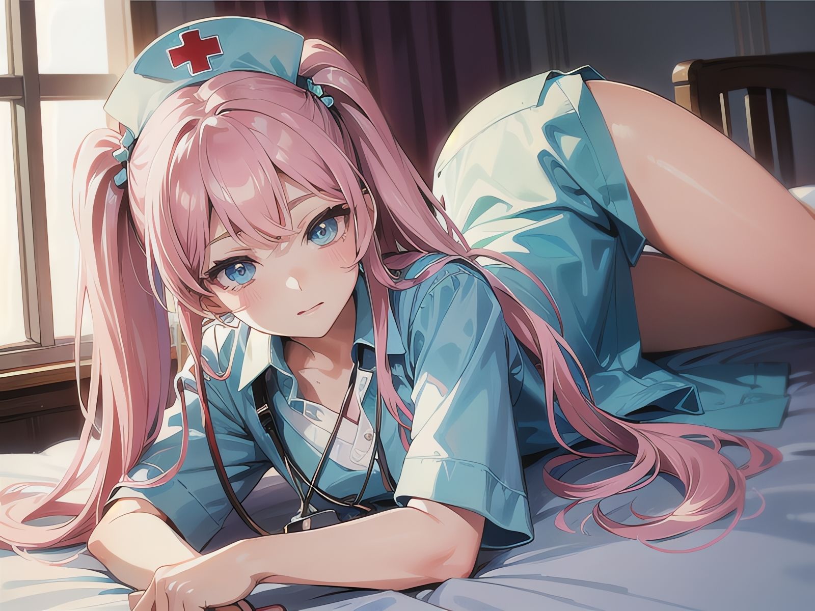 【AI生成】ピンクなナースCG集vol.1