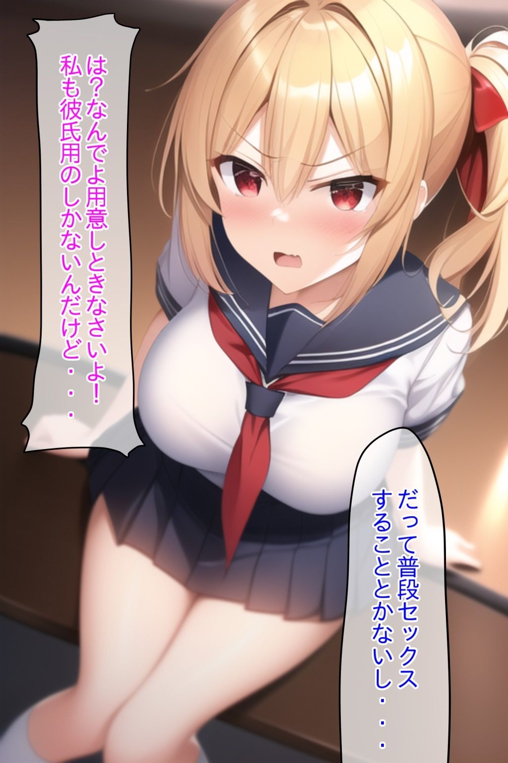 サンプル画像3:彼氏持ち陽キャ女子とSEX実習！危険日こっそり中出しNTR(NTR最強會) [d_272454]