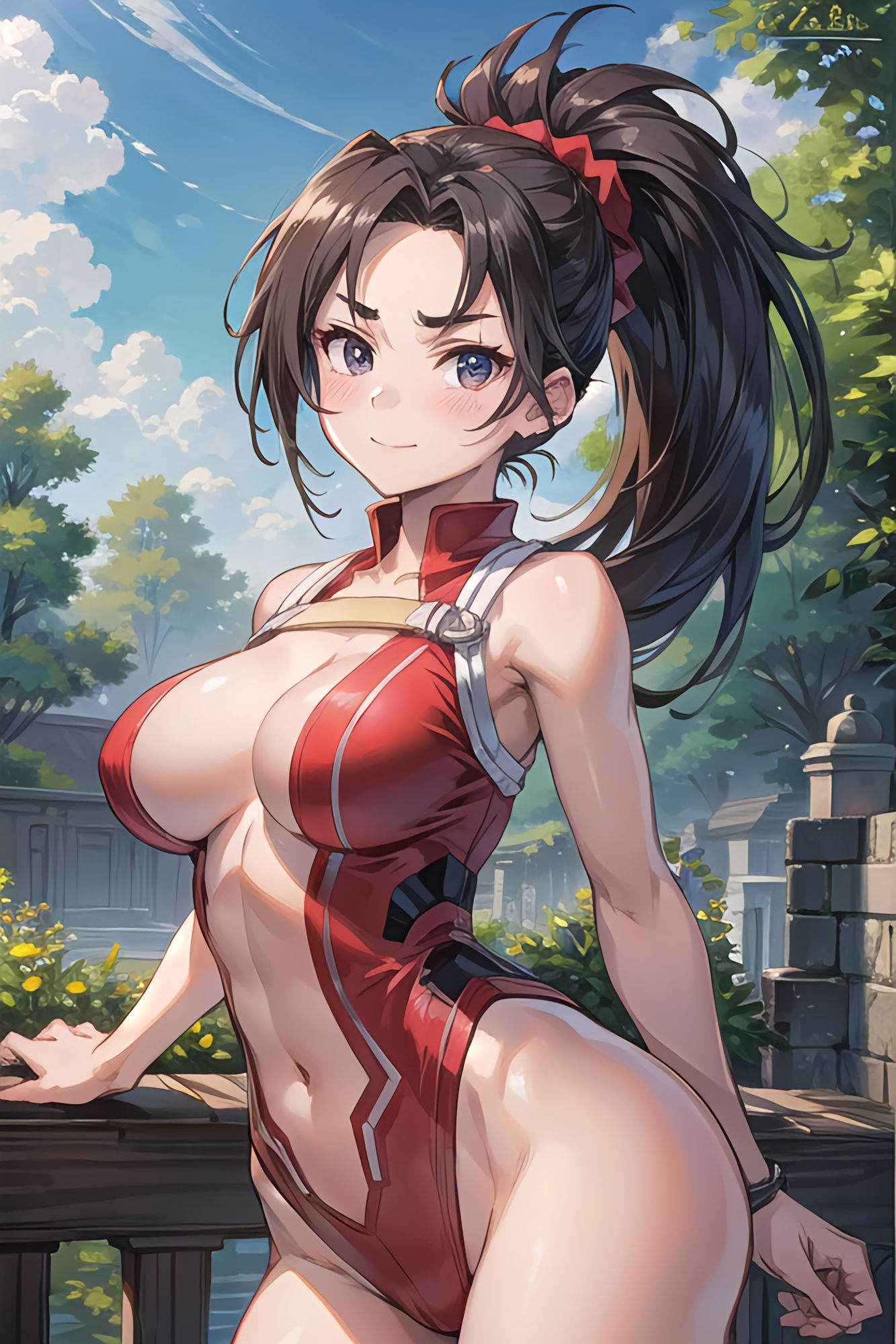 サンプル画像1:文武両道の才女は性の知識も豊富(NAI本舗) [d_272532]