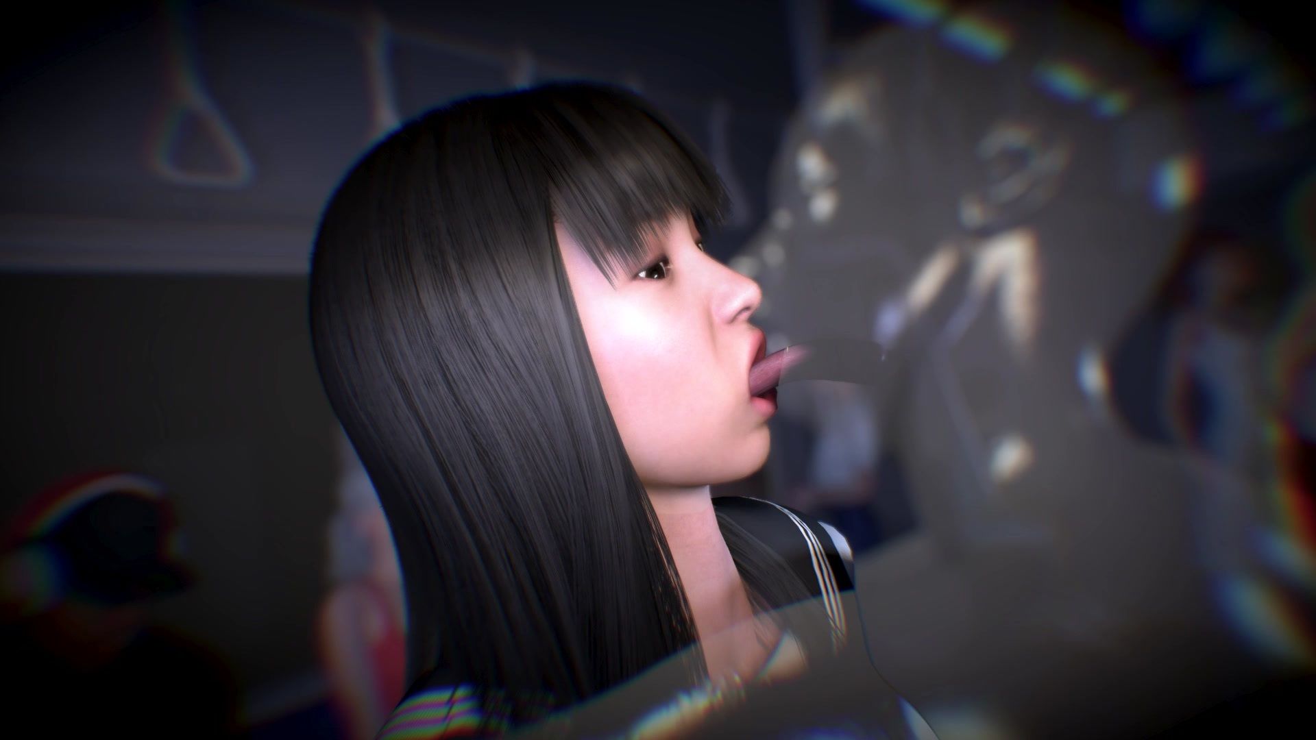 サンプル画像1:黒髪セーラー服と透明人間〜電車内でいたずらし放題〜(NeKoLo Studio) [d_272554]