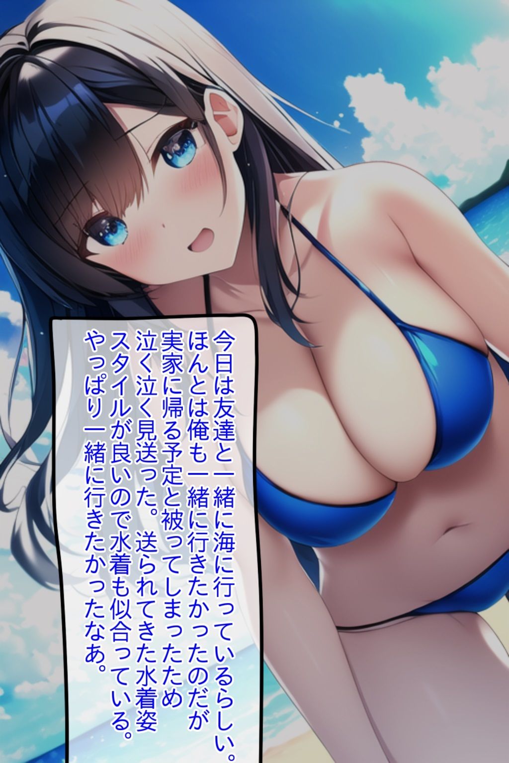 サンプル画像1:僕の彼女は海でナンパされている！【NTR】(NTR最強會) [d_272618]