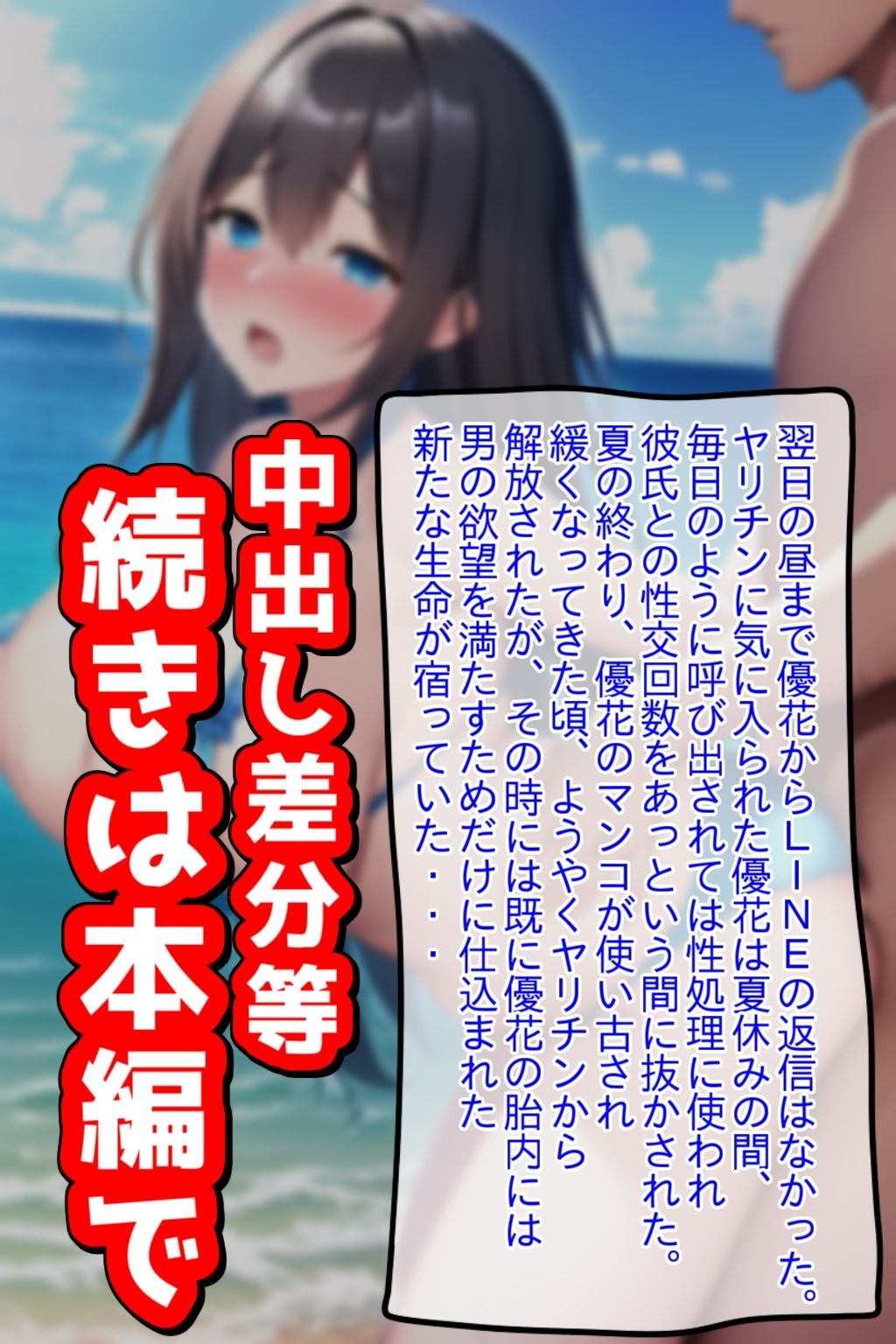 サンプル画像4:僕の彼女は海でナンパされている！【NTR】(NTR最強會) [d_272618]