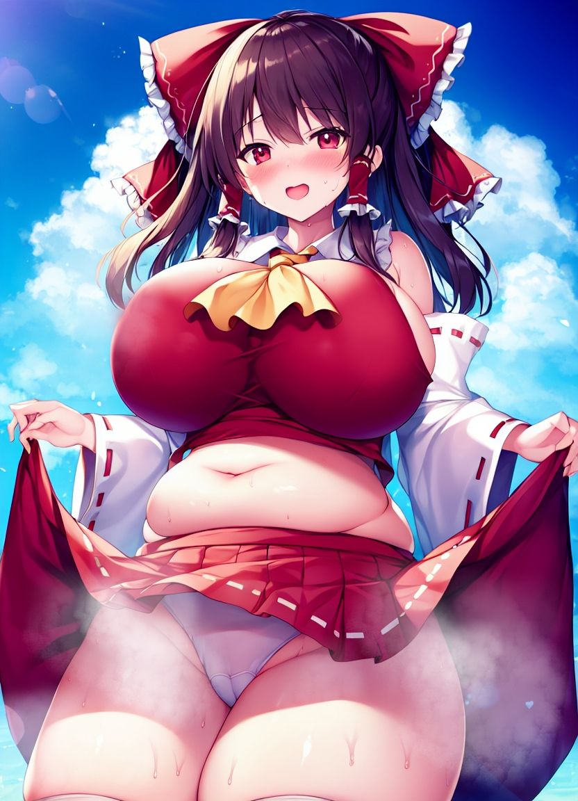 サンプル画像2:むちむち霊夢CG集(コーン牧場) [d_272662]