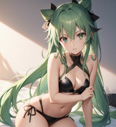 サンプル画像2:エメラルドヘアー画像集(エイト) [d_272710]