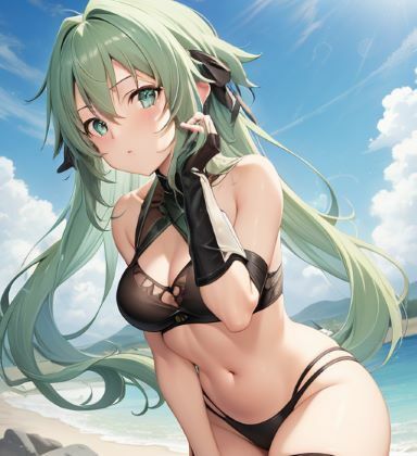 サンプル画像3:エメラルドヘアー画像集(エイト) [d_272710]