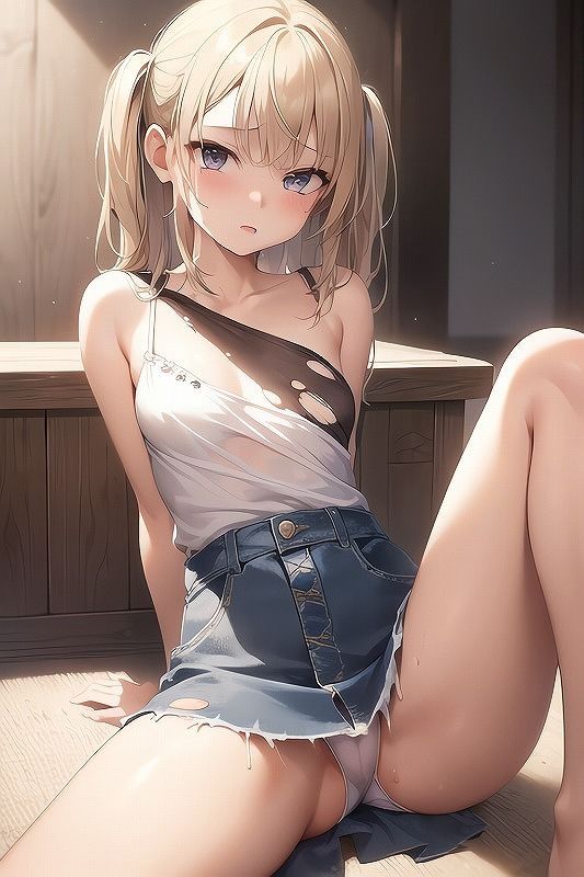 サンプル画像1:服の破れた少女集(パペット天国) [d_272738]