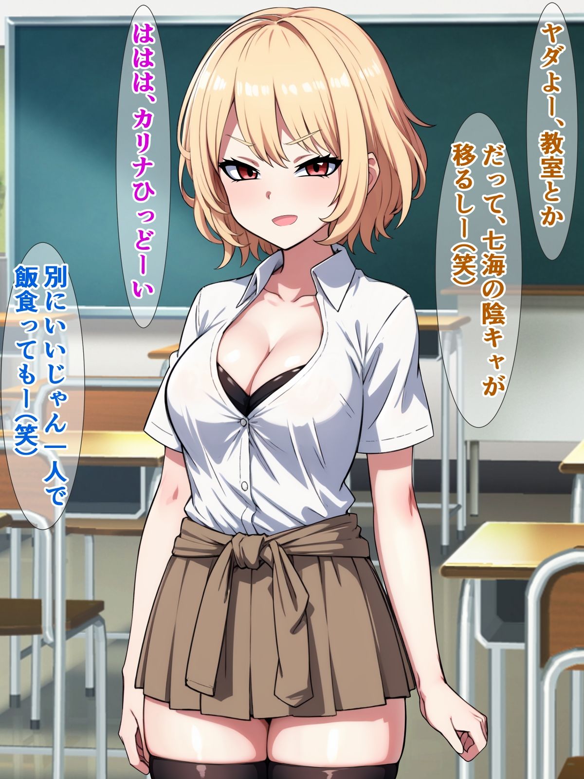 サンプル画像1:あの生意気ギャルをチン堕ち無様絶頂させないと私、死んじゃうんですか！？(さざめき通り) [d_272739]