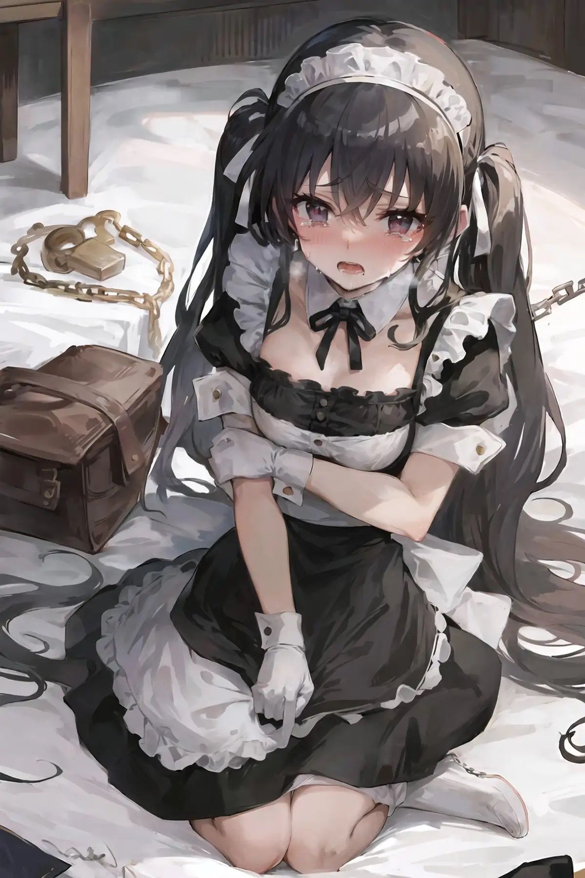 サンプル画像1:メイドとのエッチな日課(AI Snaps) [d_272742]