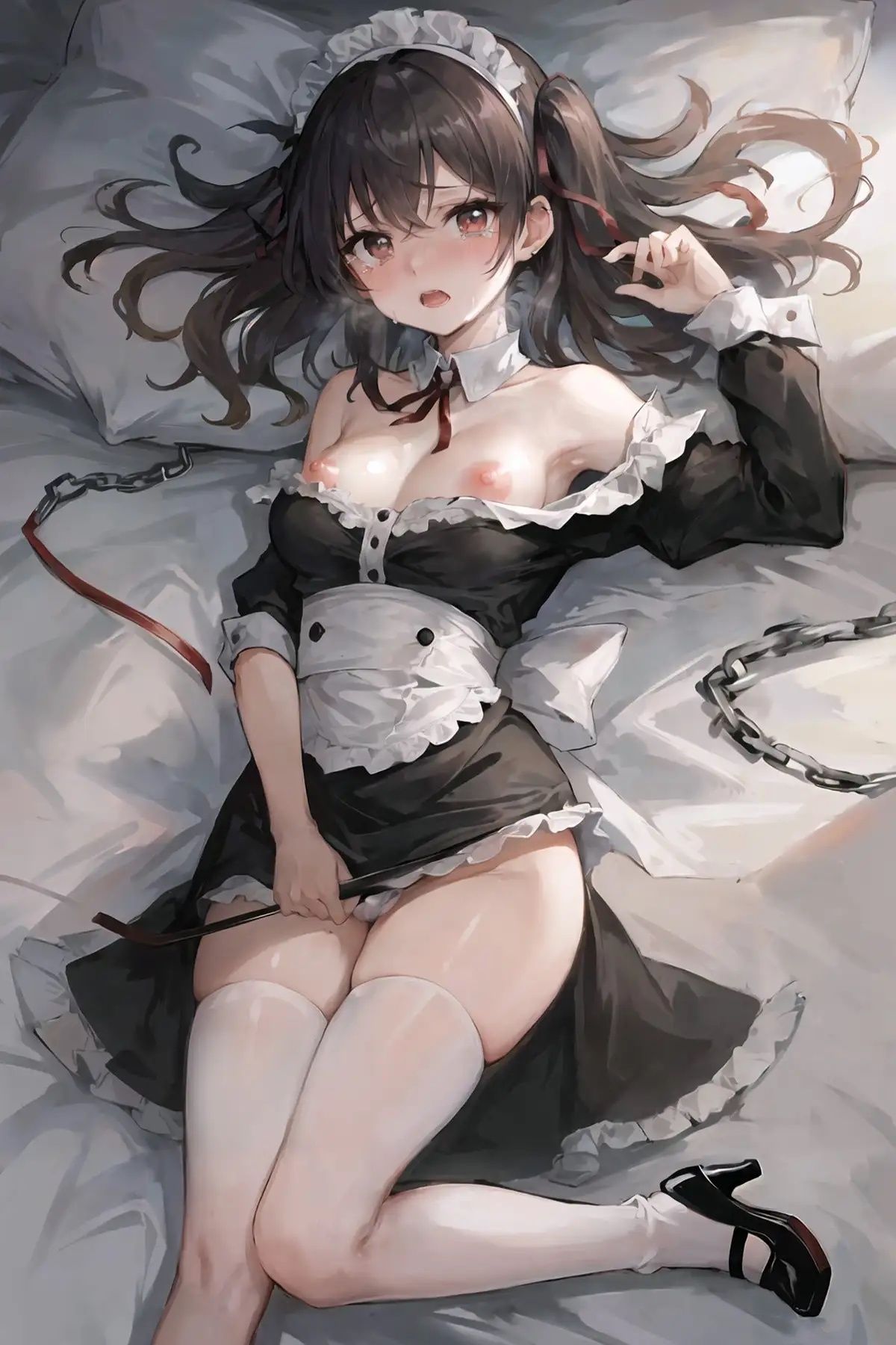 サンプル画像5:メイドとのエッチな日課(AI Snaps) [d_272742]