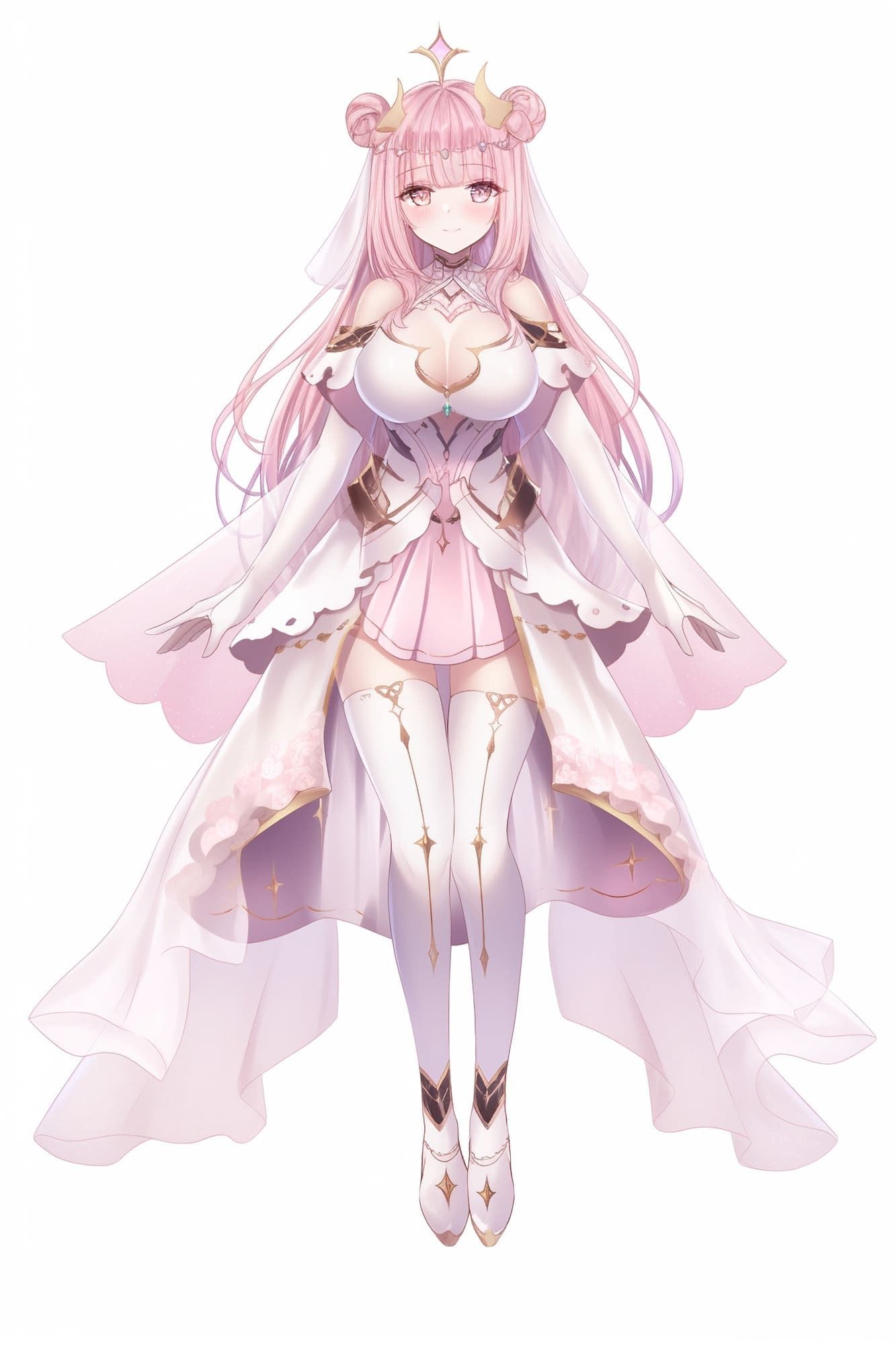 サンプル画像6:【女キャラ全身立ち絵ジョブ別4】著作権フリーの高解像度素材（100枚）(Game Material Store) [d_272982]