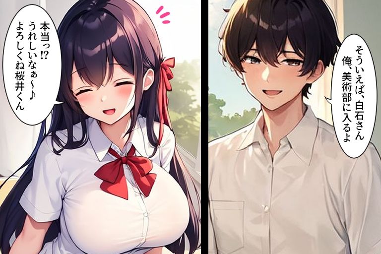 サンプル画像2:好きだったあの娘が彼のセフレに(オスひよこ) [d_273020]