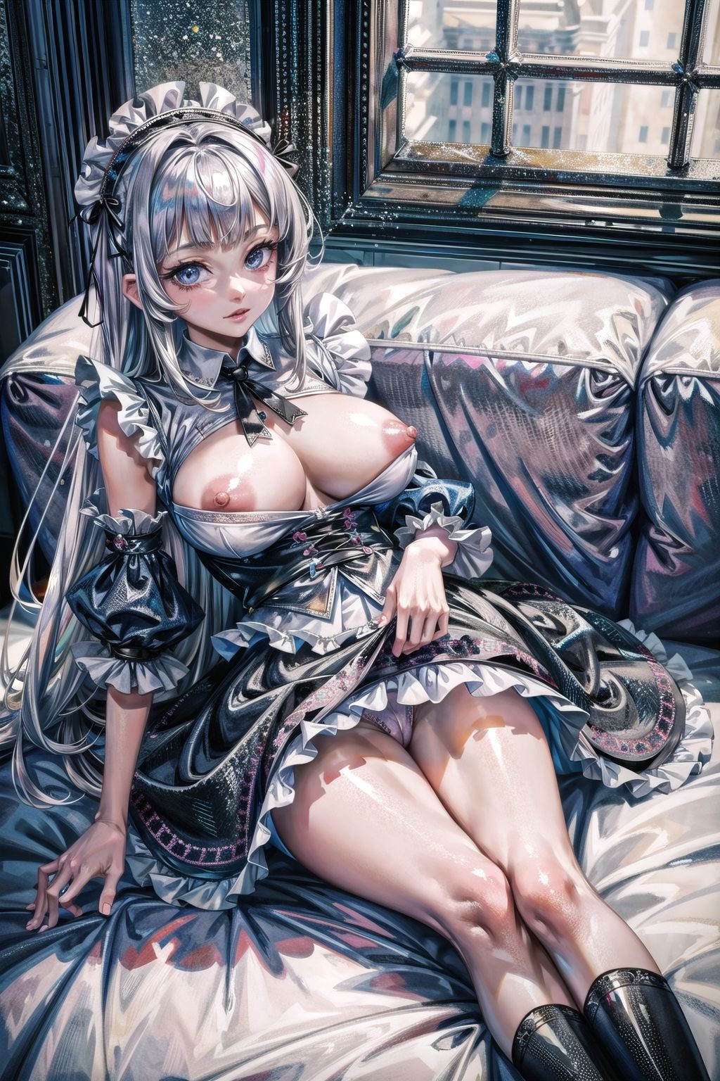 サンプル画像1:ゴシックハーレムメイドの館(ぴこ公国) [d_273024]