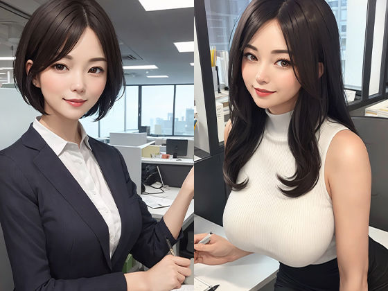 サンプル画像5:巨乳OLの騎乗位(THE-H) [d_273058]