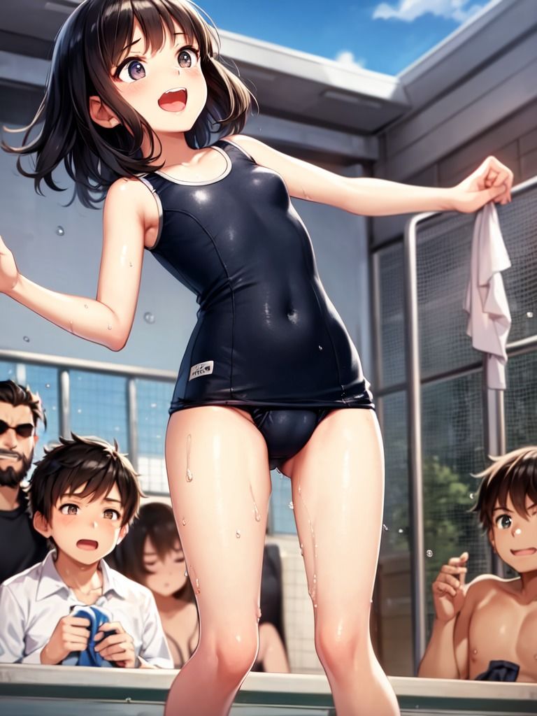 サンプル画像2:狙われたスク水少女(ぽりっしゅ本舗) [d_273199]