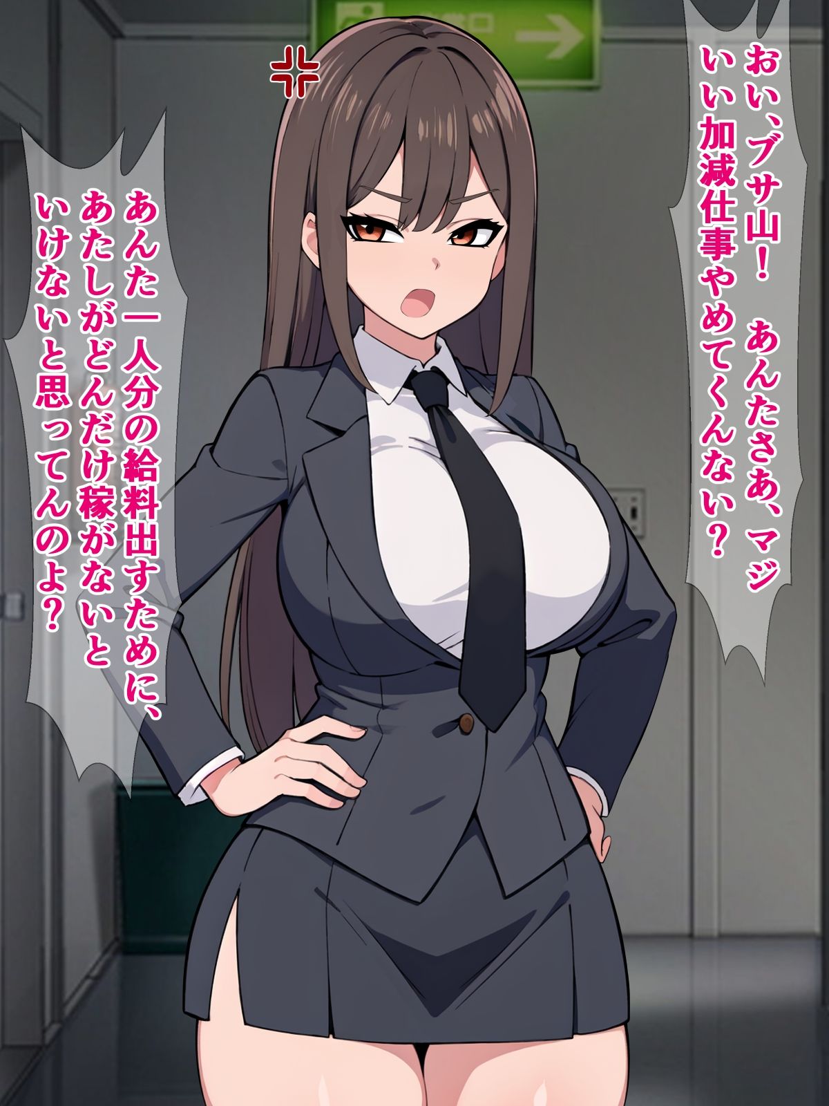 サンプル画像1:え？ この会社が買収されて、私も「即堕ちアクメバイブ販売部」に異動になるんですか！？(さざめき通り) [d_273274]