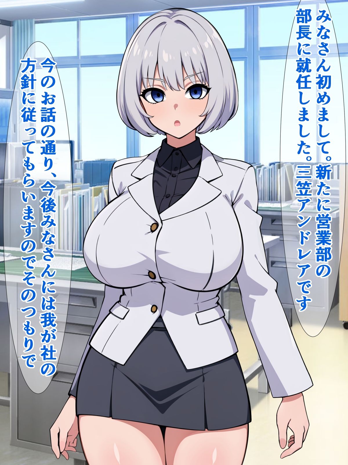 サンプル画像2:え？ この会社が買収されて、私も「即堕ちアクメバイブ販売部」に異動になるんですか！？(さざめき通り) [d_273274]