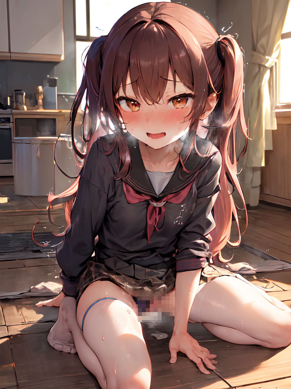 サンプル画像2:汗だく少女のパンツ見せつけ誘惑 X 分からせセックス！(性癖パイプライン) [d_273287]