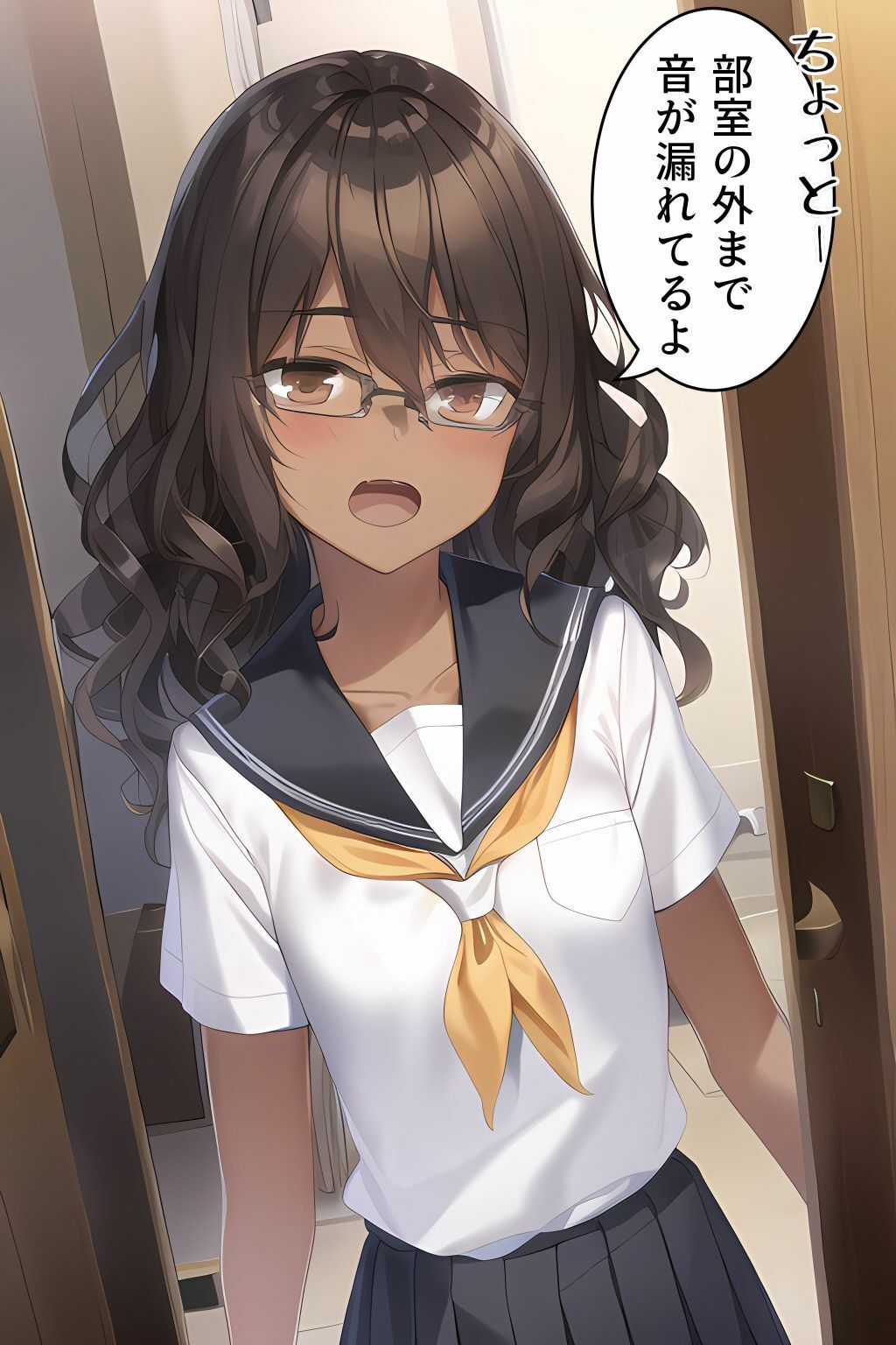 サンプル画像1:生徒（アナタ）も先生（ワタシ）もエッチに夢中(褐色眼鏡工房) [d_273327]