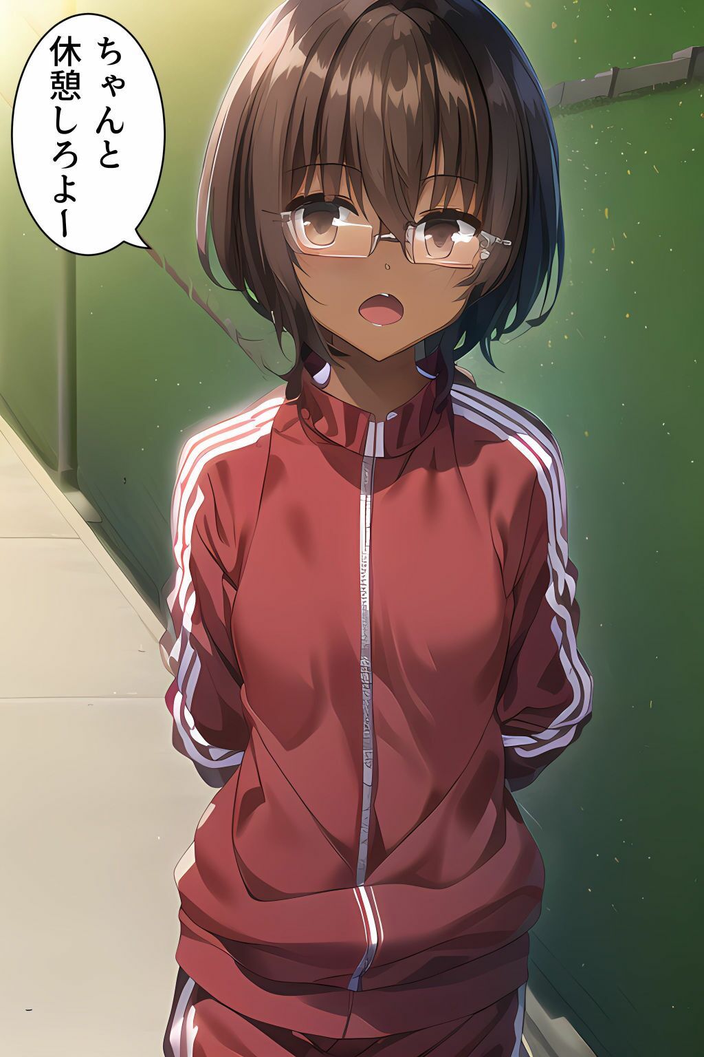 サンプル画像3:生徒（アナタ）も先生（ワタシ）もエッチに夢中(褐色眼鏡工房) [d_273327]