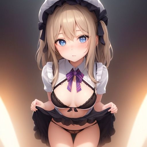 サンプル画像3:たくし上げ！恥ずかしがりながら見せてくれる女の子たち(きゃらめる本舗) [d_273401]