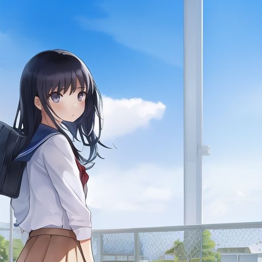 サンプル画像1:清純制服女子 1(お得情報館) [d_273535]