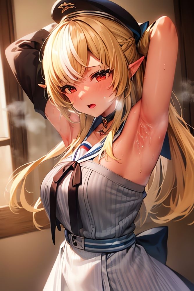 サンプル画像3:水色スパチャ投げるので脇を見せてください！(すとろべり〜たると) [d_273587]