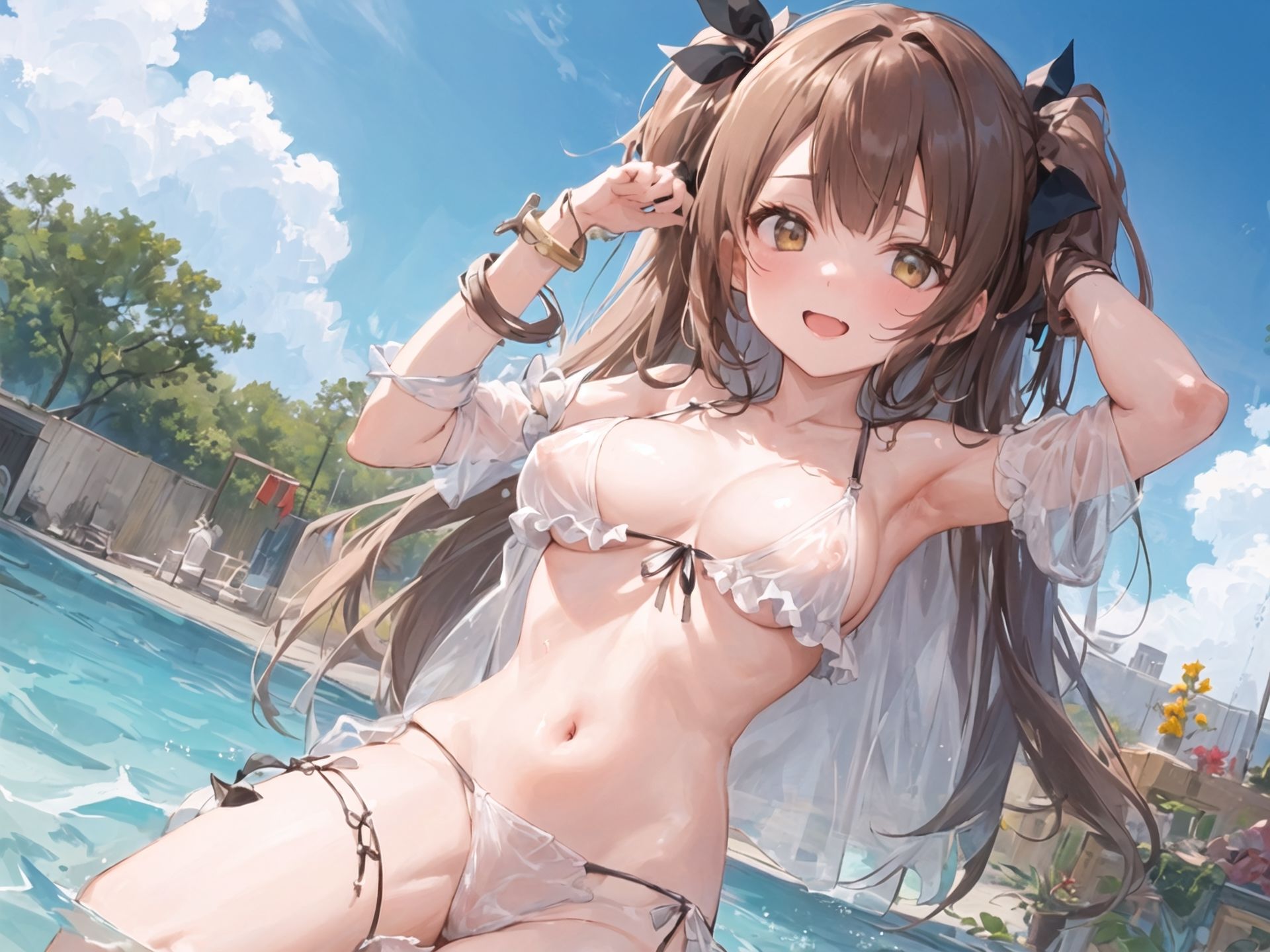 サンプル画像2:「巨乳美少女」×「極小ビキニ」美麗CG集(I.C.tation) [d_273654]