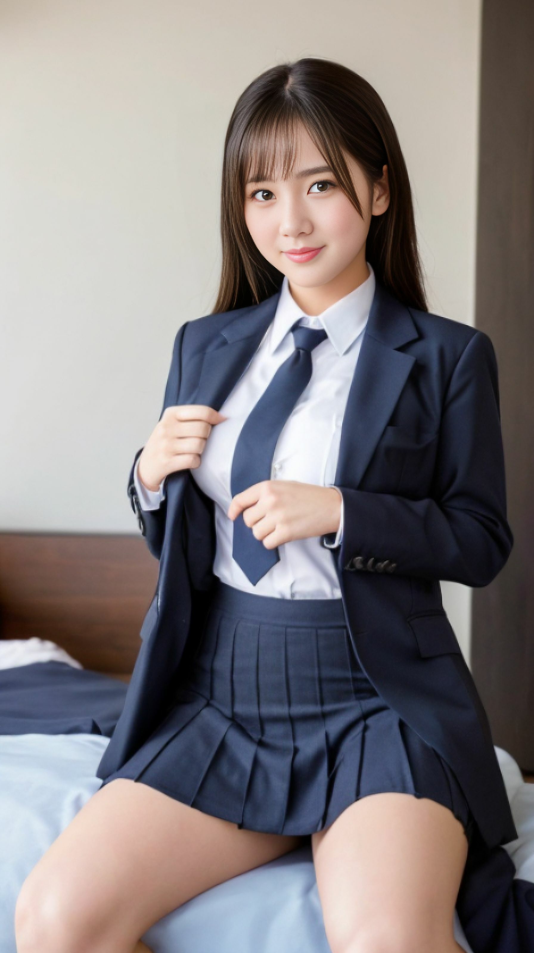 サンプル画像1:【AI写真集】制服JK×学校 AI女子｜Vol.01(AI Photographer JAPAN) [d_273730]