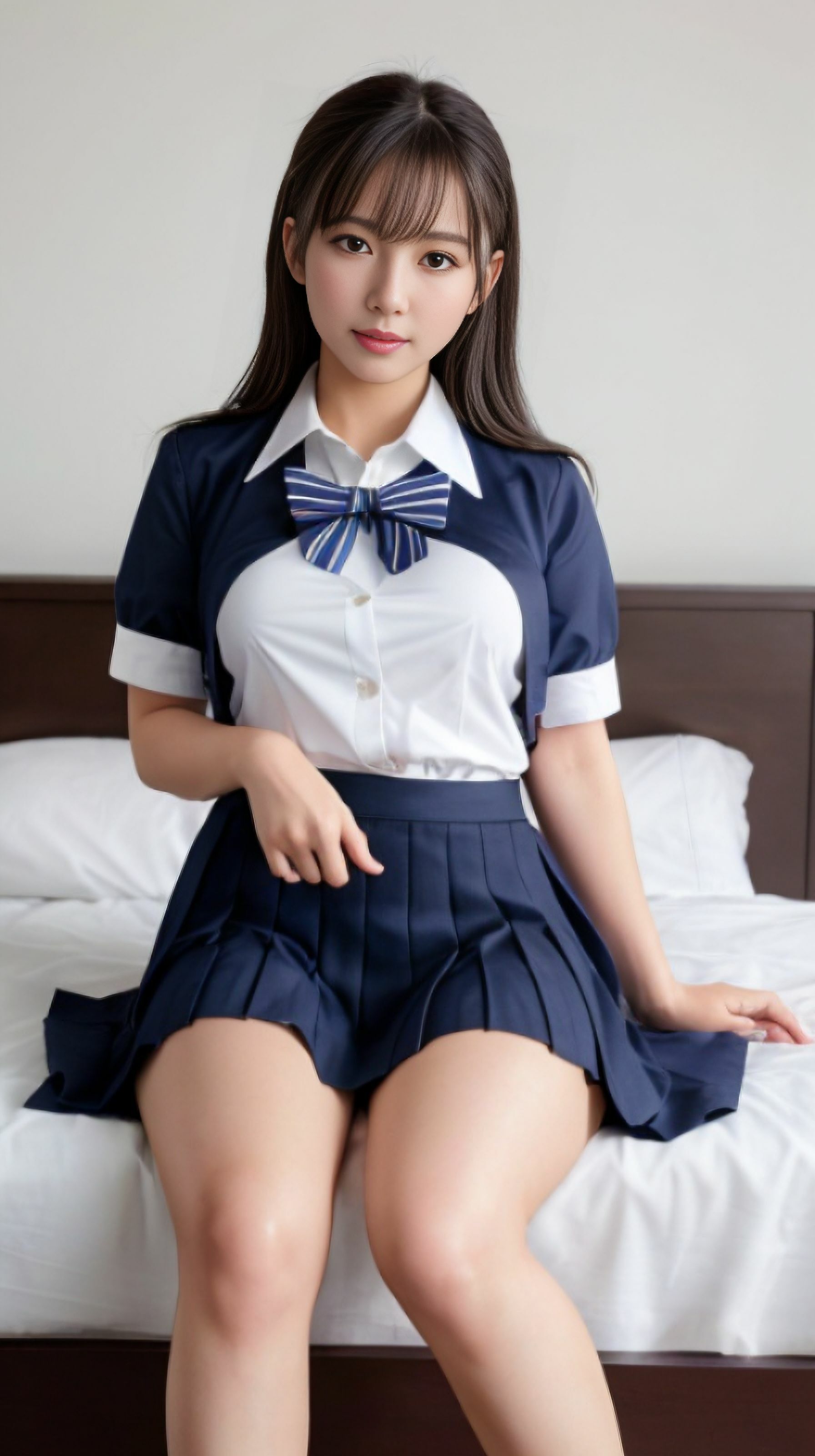 サンプル画像2:【AI写真集】制服JK×学校 AI女子｜Vol.01(AI Photographer JAPAN) [d_273730]