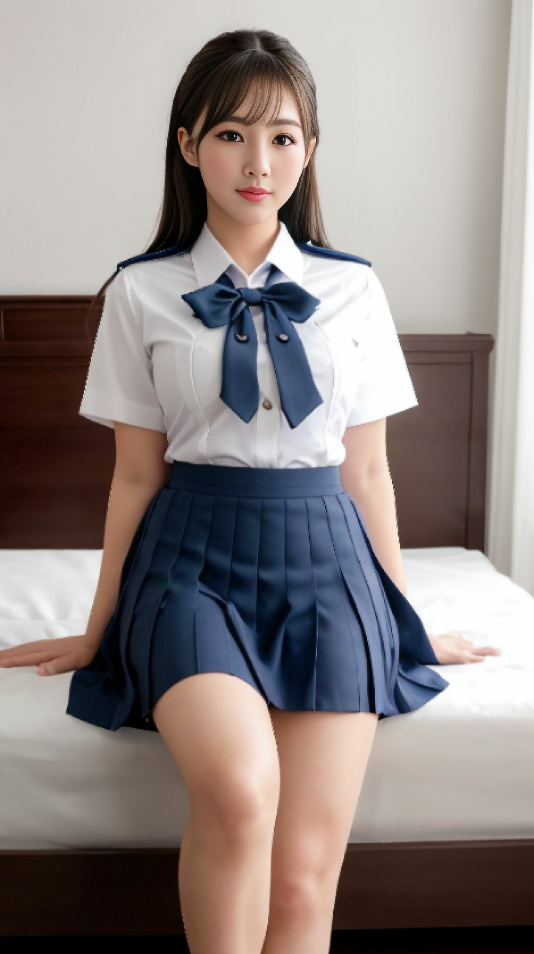 サンプル画像6:【AI写真集】制服JK×学校 AI女子｜Vol.01(AI Photographer JAPAN) [d_273730]