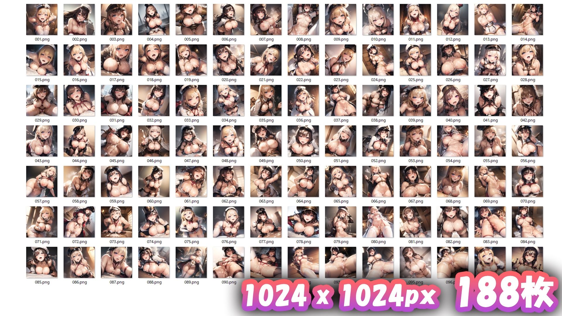 サンプル画像2:【増量】緊縛×軍人×ぶっかけ(うさこ) [d_273748]