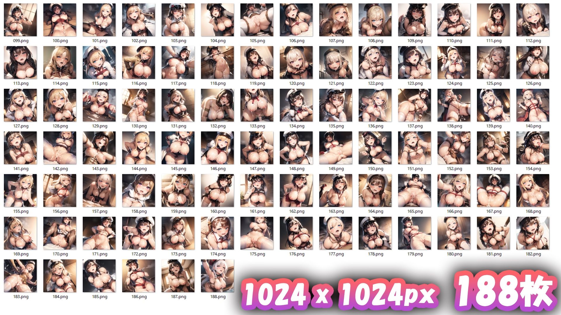 サンプル画像3:【増量】緊縛×軍人×ぶっかけ(うさこ) [d_273748]