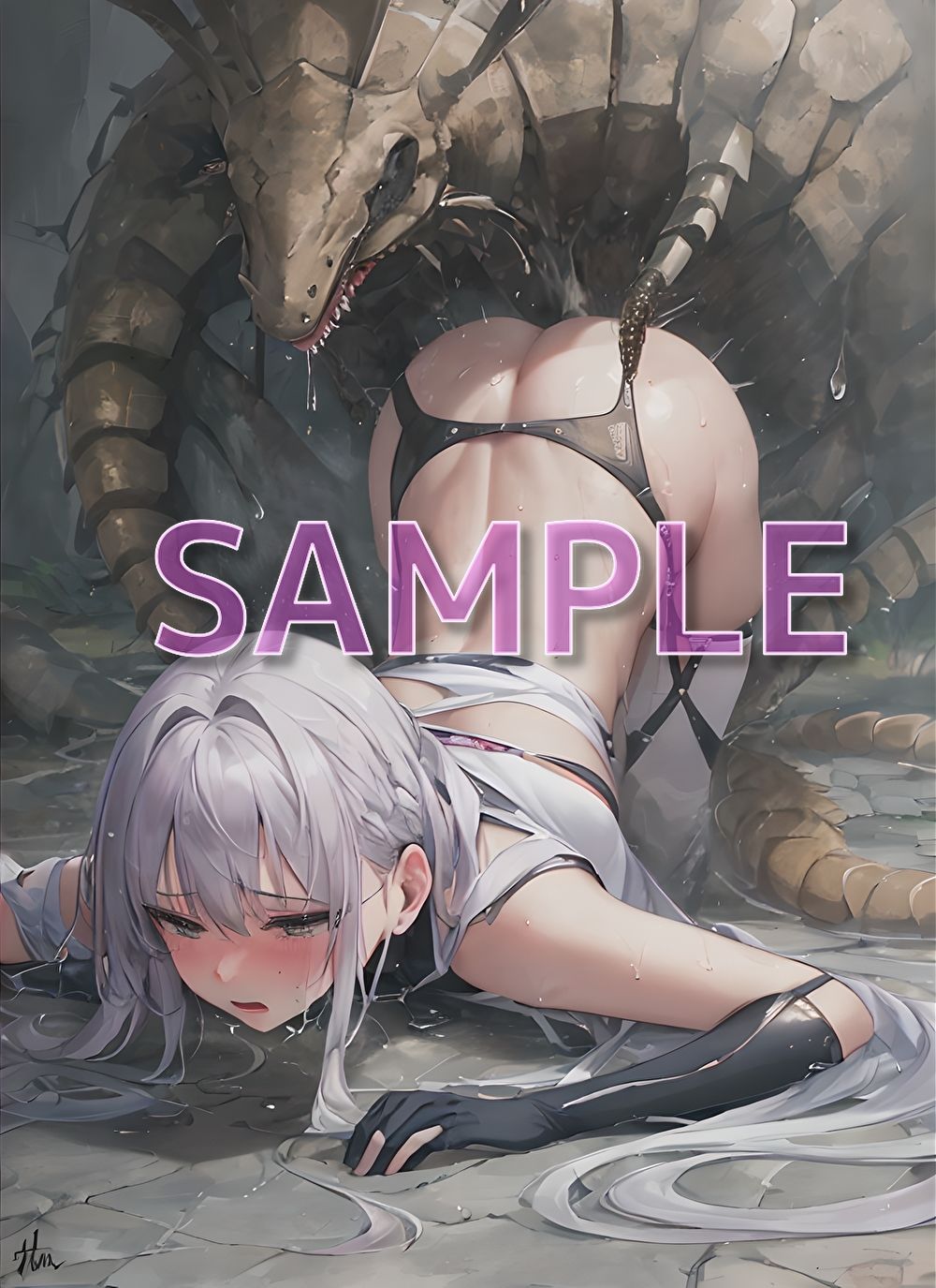 サンプル画像3:触手蟲姦「彩」(ショックしゅう) [d_273784]