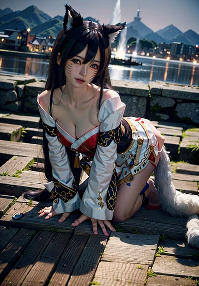 サンプル画像1:ケモミミ美女作品集〜魅惑のケモミミヒロインたち〜(AIお姉さん) [d_273957]