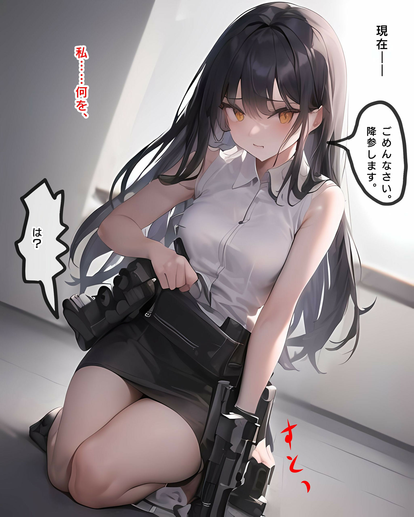 サンプル画像2:「終末世界の武装少女」エッチxストーリー(あいまいクリエイト) [d_273990]