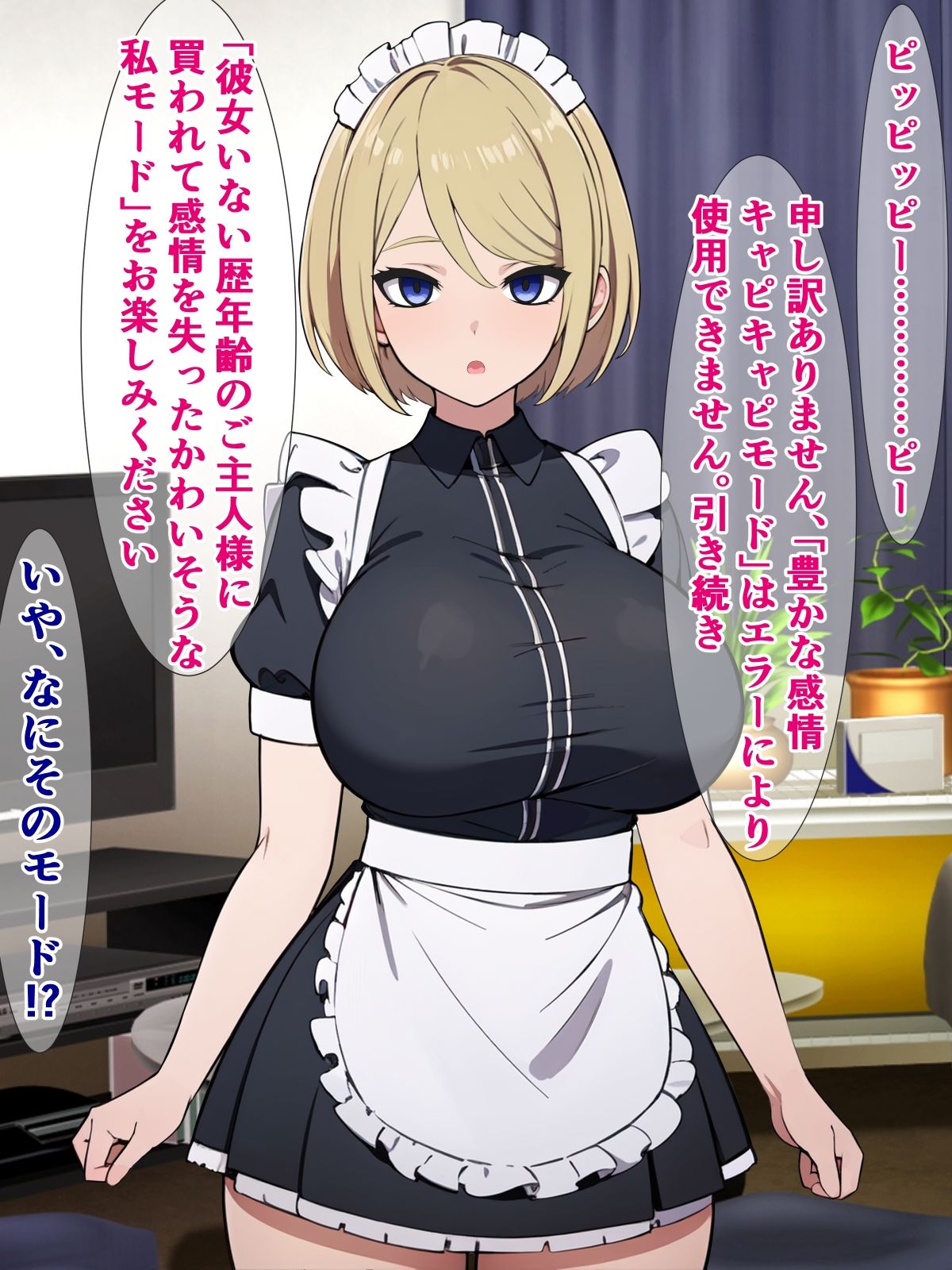 サンプル画像1:私は（自称）無感情アンドロイドなので、即堕ちアクメプラグインとか導入されても効きませーん（笑）(さざめき通り) [d_274001]