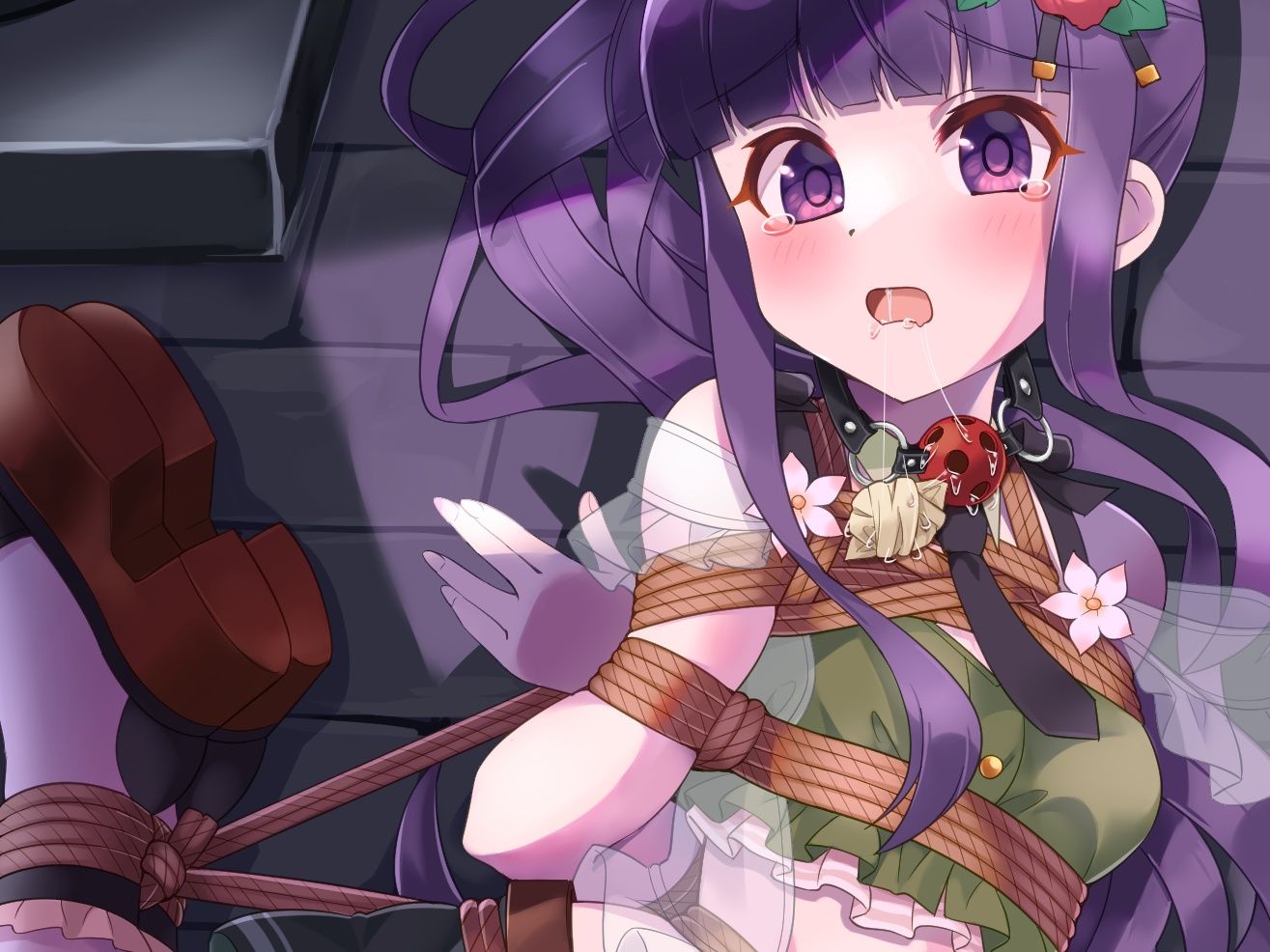 サンプル画像2:着衣緊縛CG集 なわのかなた 2022C(村雲茶屋) [d_274132]