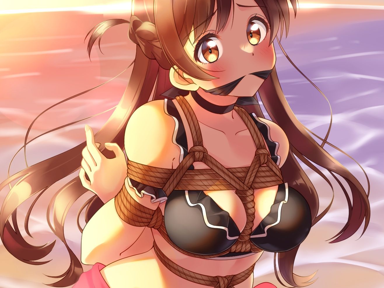 サンプル画像4:着衣緊縛CG集 なわのかなた 2022C(村雲茶屋) [d_274132]