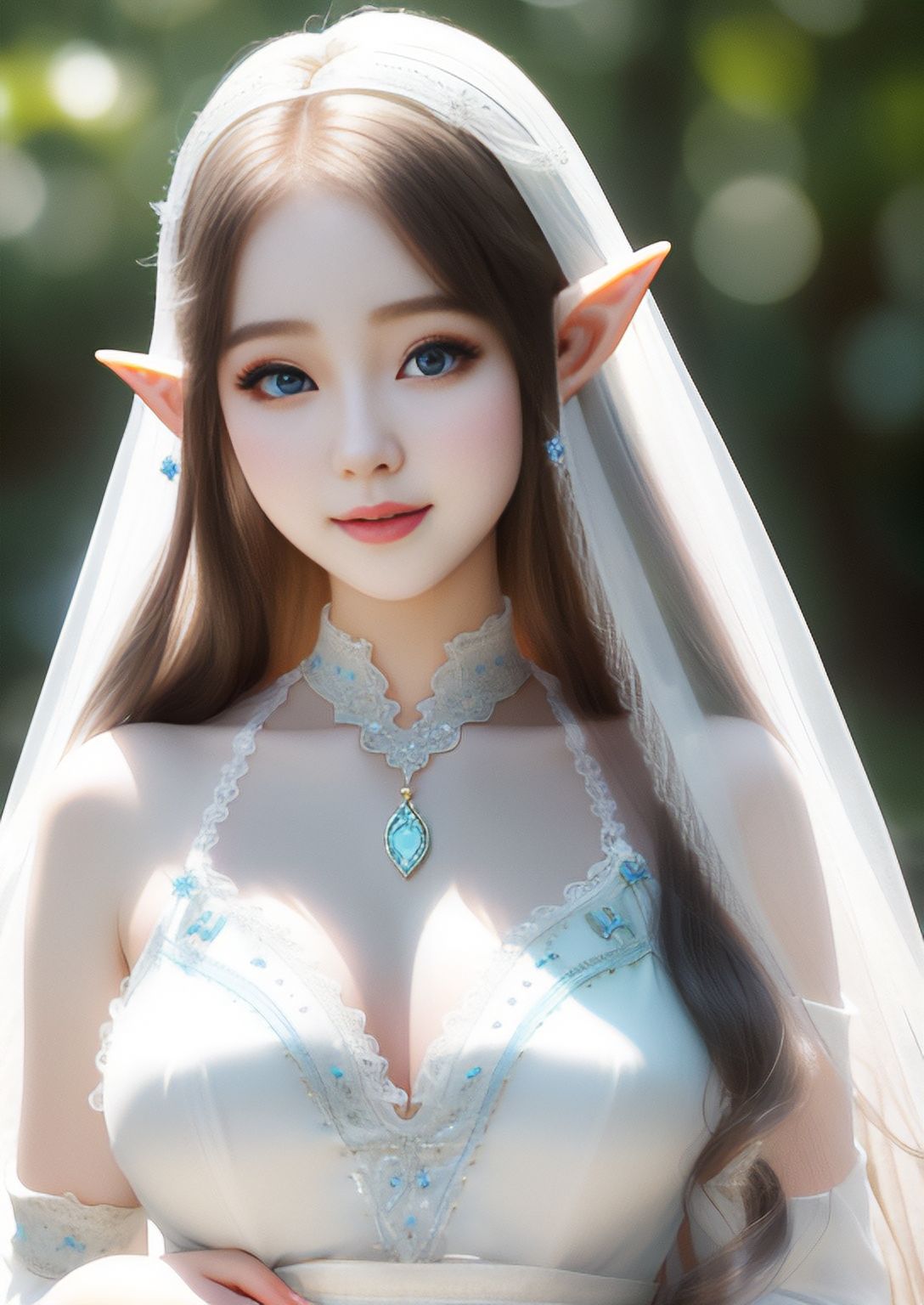 サンプル画像2:美しいエルフ1(幻影空域) [d_274215]