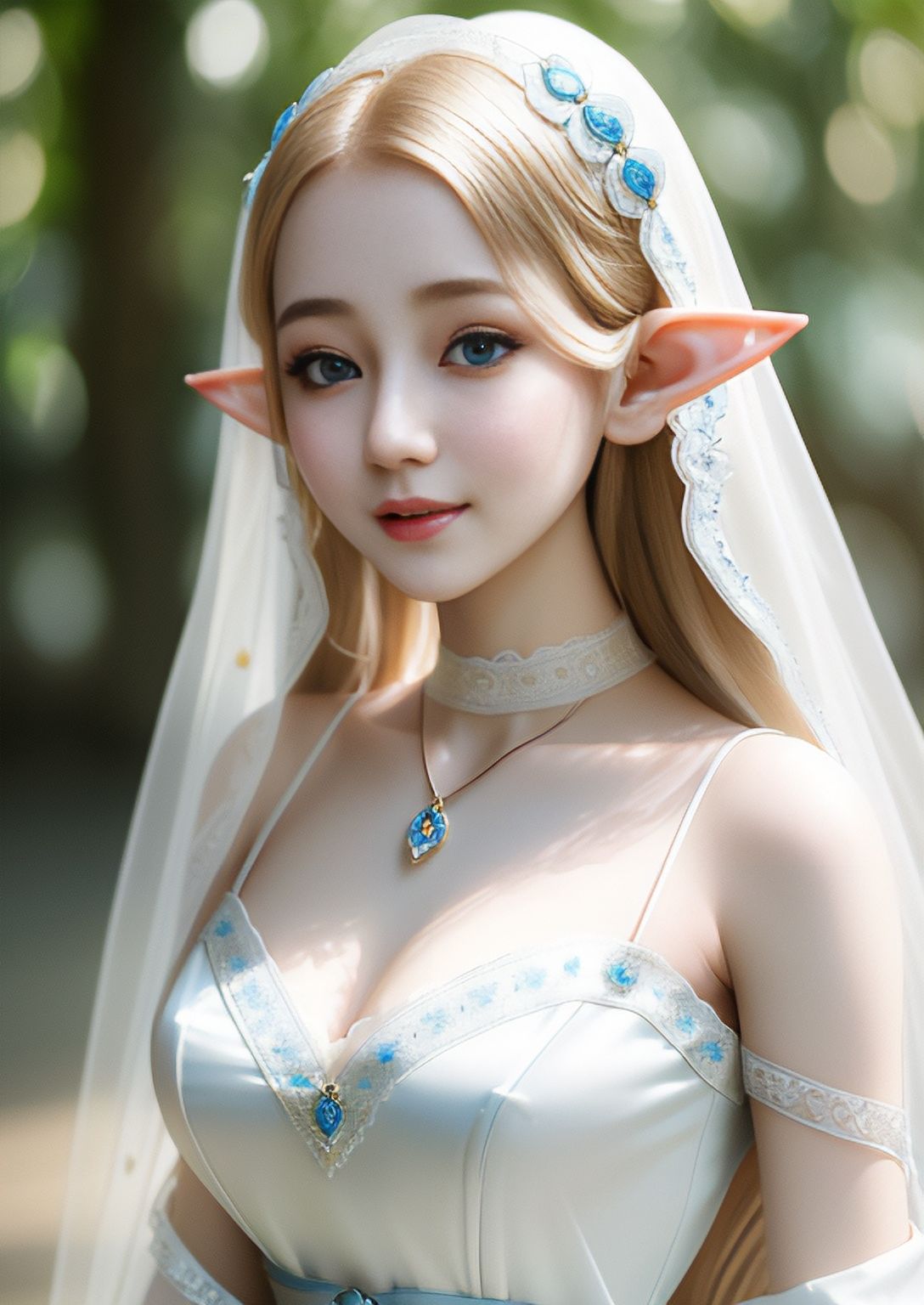 サンプル画像1:美しいエルフ2(幻影空域) [d_274216]