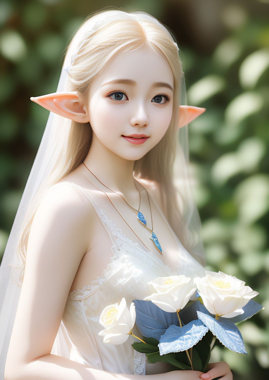 サンプル画像2:美しいエルフ2(幻影空域) [d_274216]