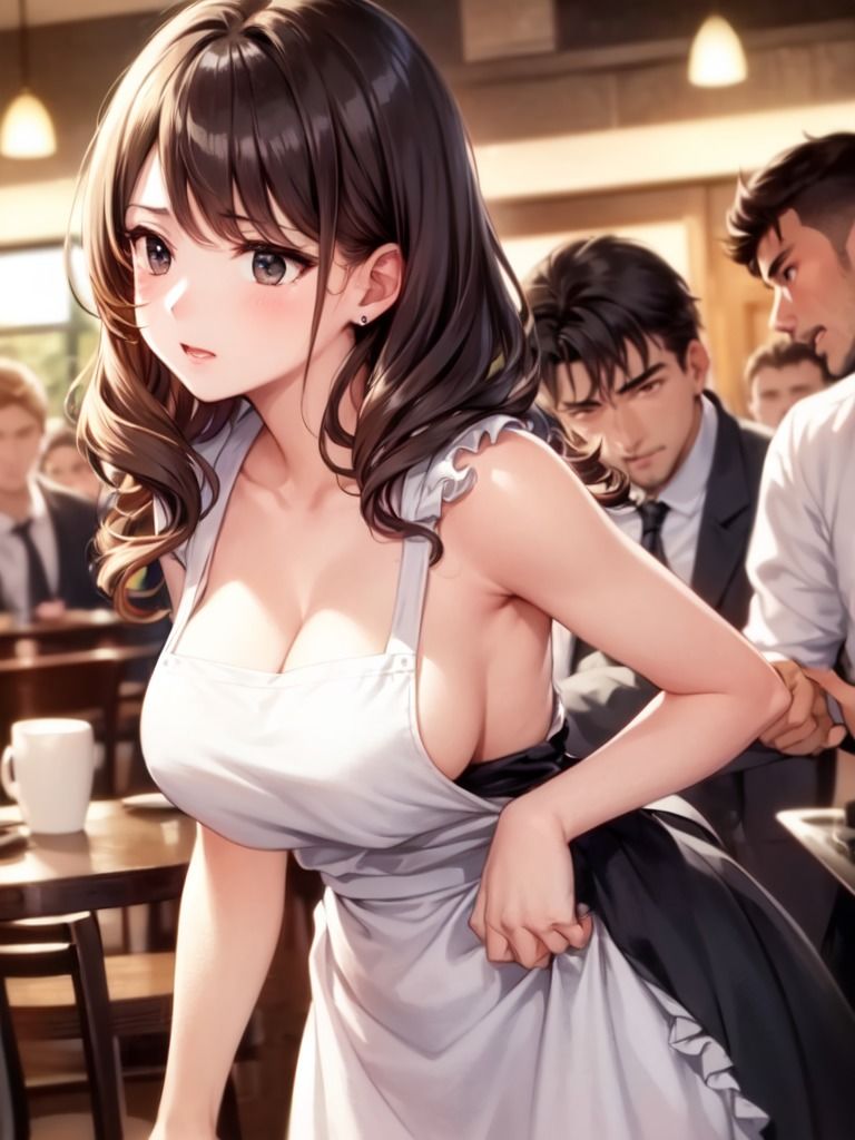 サンプル画像2:狙われたカフェ店員(ぽりっしゅ本舗) [d_274226]