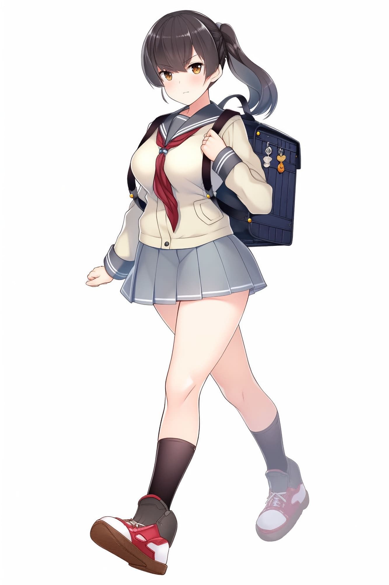 サンプル画像5:【女キャラ全身立ち絵ジョブ別5】著作権フリーの高解像度素材（100枚）(Game Material Store) [d_274273]