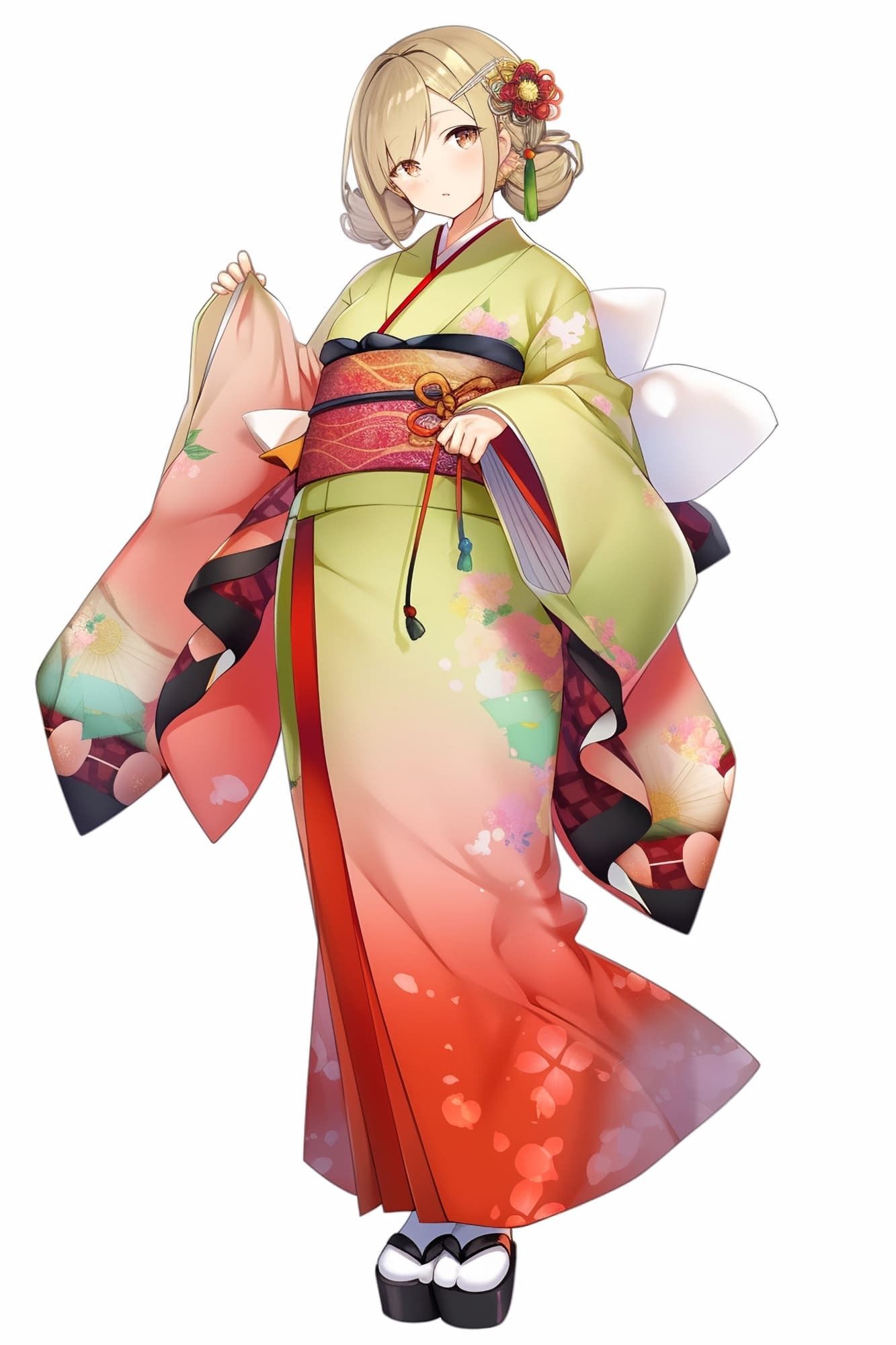 サンプル画像6:【女キャラ全身立ち絵ジョブ別5】著作権フリーの高解像度素材（100枚）(Game Material Store) [d_274273]